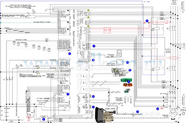 Схема контроллера HT-DST-4602.