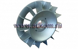 Крыльчатка вентилятора 610017303 (6102217303) на генератор Mecc Alte ЕС038-1LN/4