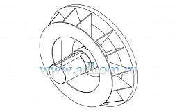 Крыльчатка вентилятора M40DK403A для генераторов Marelli MJB 400.