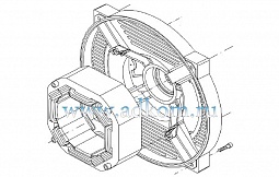 Задний подшипниковый щит M31DF085B для генераторов Marelli MJB 315.