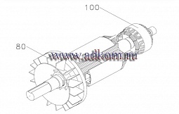 Ротор в сборе для генераторов Marelli MJB 200