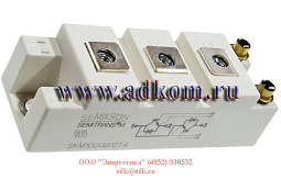SKM100GB12T4 SEMIKRON модуль транзисторов