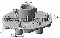 Полумуфта на генератор ГС250-50/4, ГС250-60/4 ДБМИ 303588.018