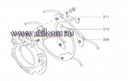 Варистор M16FA864A для генераторов Marelli MJB 160, 200, 225, 250.