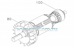 Возбудитель ротора M35FA100A для генераторов Marelli MJB 355 MA4, MB4