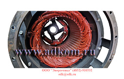 Обслуживание статора генератора Sincro SKR 250 MM 