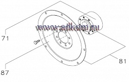 Приводные, монтажные, стыковочные диски для генераторов Marelli MJB 160.