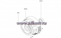 Передний подшипниковый щит M20DF539A для генераторов Marelli MJB 200.