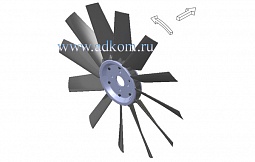Крыльчатка вентилятора обратного тока на дизель-генераторы АД-200
