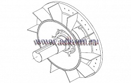 Крыльчатка вентилятора M22DK403A для генераторов Marelli MJB 225.