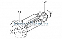 Возбудитель ротора M40FA170A для генераторов Marelli MJB 400