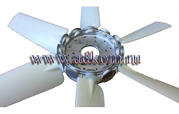 Крыльчатка вентилятора 1370 мм для охлаждения радиатора MTU 16V4000G24F